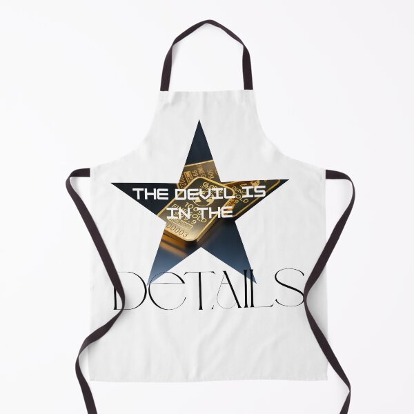 Item preview, The Devil Is in the Details – Luxury Minimalist Quote Art designed and sold by Crown-Altessa.