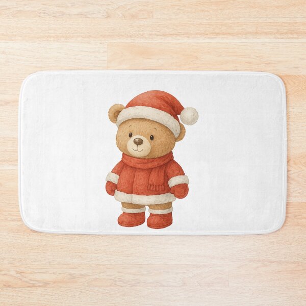 Item preview, Santa Bear Winter Charm designed and sold by DariaOltes.