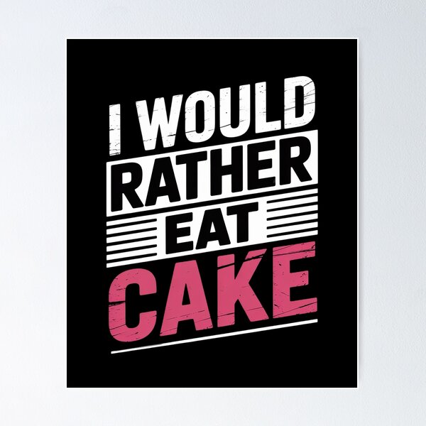 Item preview, Asexual I Would Rather Eat Cake Ace Asexual Pride  designed and sold by MonsterBuddiess.
