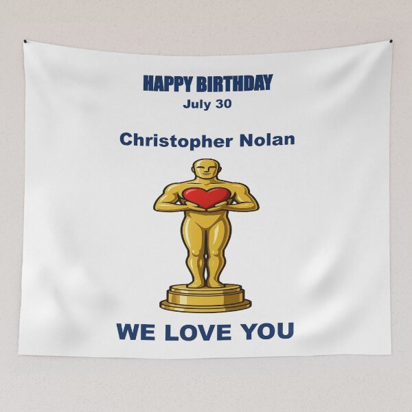 Artikelvorschau, Hommage an Christopher Nolan – 30. Juli entworfen und verkauft von ariksworld.