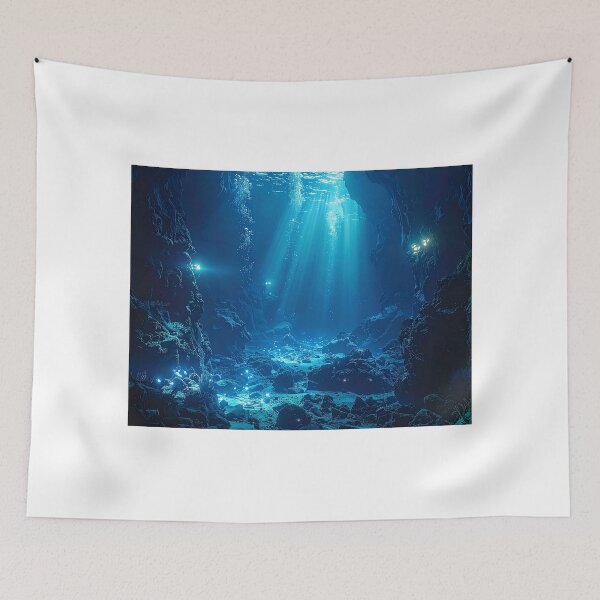 Item preview, “Lights of the Abyss – Hidden Beauty of the Ocean” designed and sold by Schoenenwald - Illustrations Uniques et Originales.