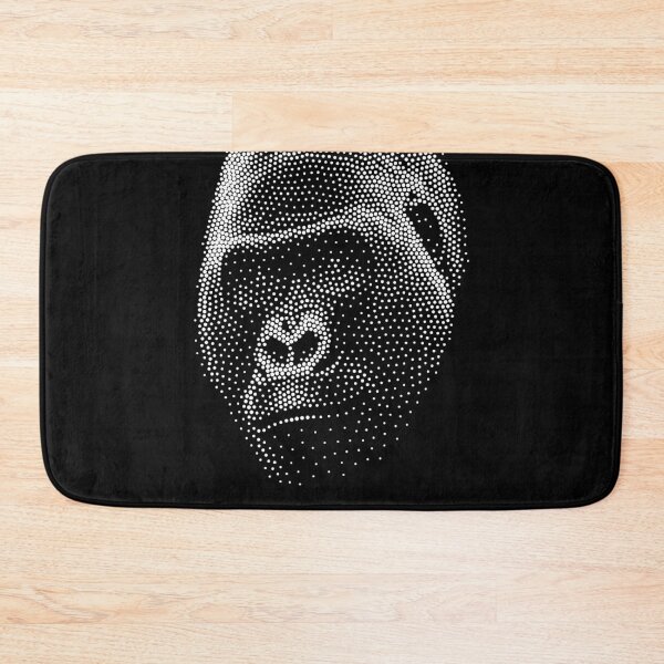 Item preview, Stipple Gorilla Portrait 2 – Bold Dotwork Art designed and sold by artomazo.