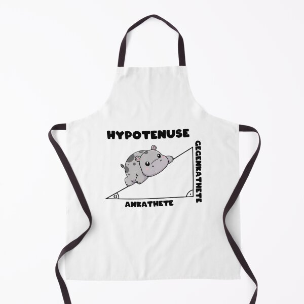 Item preview, Hypotenuse - hippopotamus, math pun designed and sold by Jendrik1507.