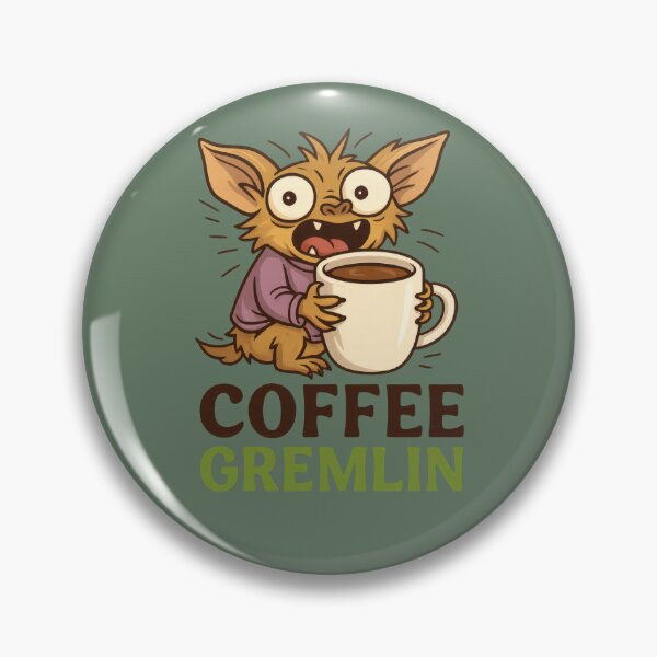 Item preview, Coffee Gremlin – Caffeinated Chaos Creature designed and sold by Ombrya.
