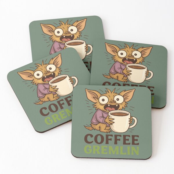Item preview, Coffee Gremlin – Caffeinated Chaos Creature designed and sold by Ombrya.