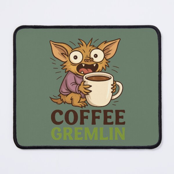 Item preview, Coffee Gremlin – Caffeinated Chaos Creature designed and sold by Ombrya.