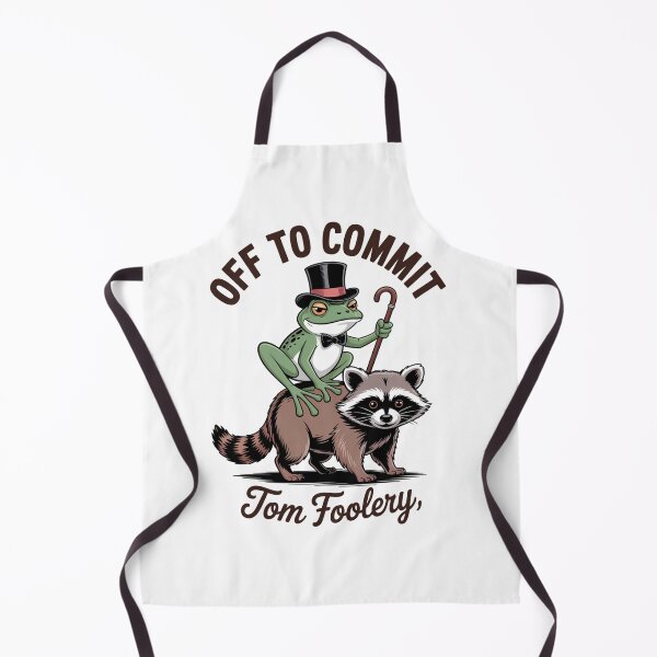 Item preview, Whimsical Frog Off To Commit Tom Foolery Frog  designed and sold by Kcgarciaso.