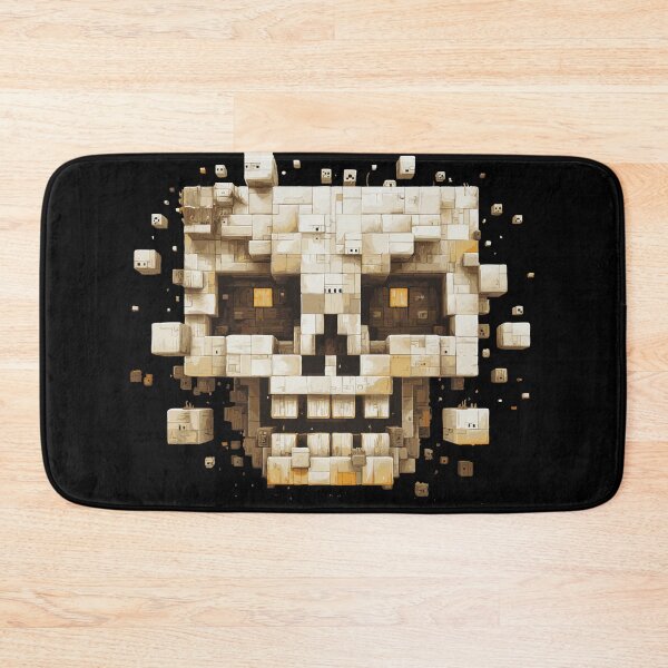 Item preview, Block-style skulls – Pixel Skull Art designed and sold by drizzd.