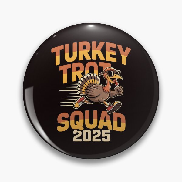 Item preview, Turkey Trot Squad 2025 – Festive Race Day Turkey Design designed and sold by Redgiant87x.