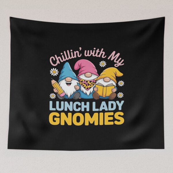 Item preview, Chillin With My Lunch Lady Gnomies Easter Day Gnome Girl Boy  designed and sold by ClassicAnthony.