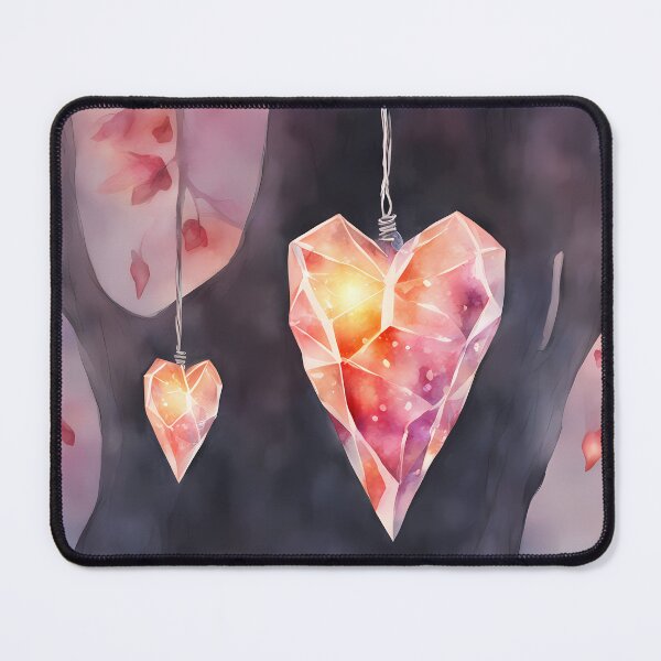Item preview, Pink Crystal Hearts designed and sold by CalmnessbyChoice.