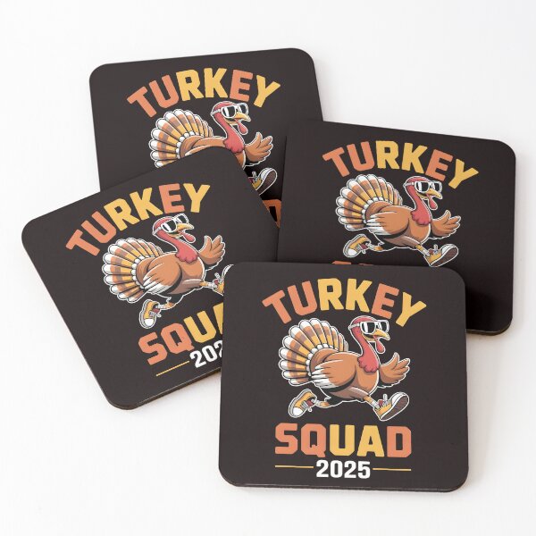 Item preview, Turkey Trot Squad 2025 – Funny Thanksgiving Race Shirt designed and sold by Redgiant87x.