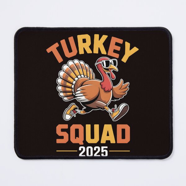 Item preview, Turkey Trot Squad 2025 – Funny Thanksgiving Race Shirt designed and sold by Redgiant87x.