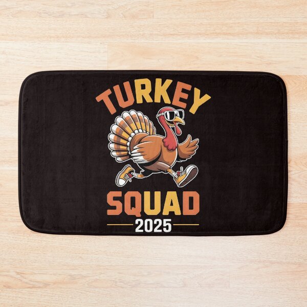 Item preview, Turkey Trot Squad 2025 – Funny Thanksgiving Race Shirt designed and sold by Redgiant87x.