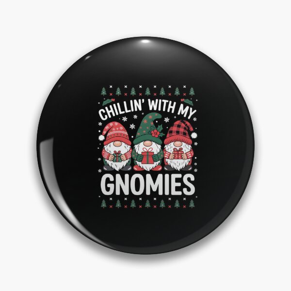 Item preview, Chillin’ With My Gnomies Gnome Friend Christmas Pajama  designed and sold by ClassicAnthony.