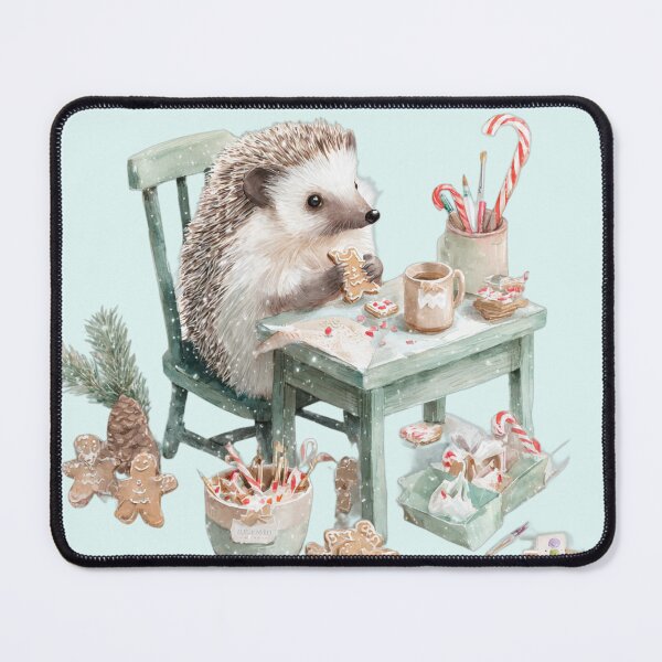 Item preview, Cozy Winter Woodland Animals • Hedgehog Art designed and sold by Eagle Falls Animal Creations.
