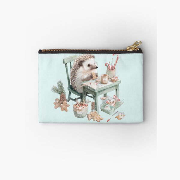 Item preview, Cozy Winter Woodland Animals • Hedgehog Art designed and sold by Eagle Falls Animal Creations.
