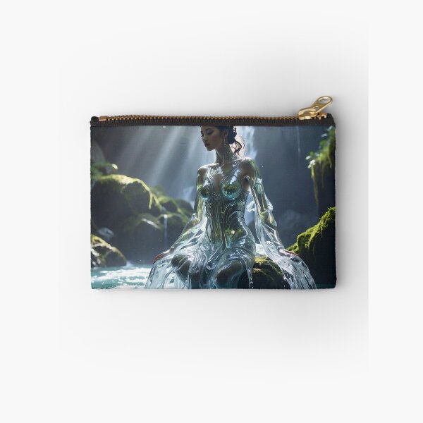 Item preview, "Spirit of the Waters — The Waterfall Nymph" designed and sold by Schoenenwald - Illustrations Uniques et Originales.