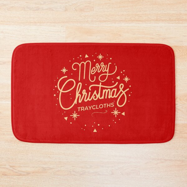 Item preview, Merry Christmas Traycloths! Victoria Wood quote. designed and sold by DontKnowMuch.