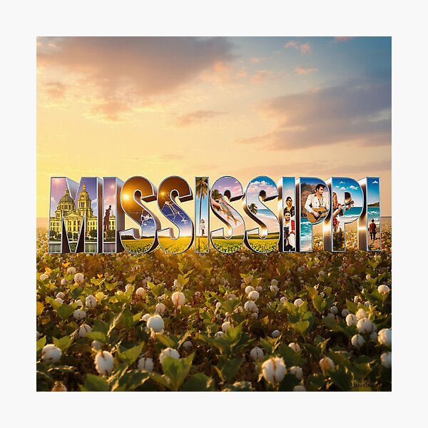 Item preview, Mississippi State Promotion Print designed and sold by Lichentroupe63.