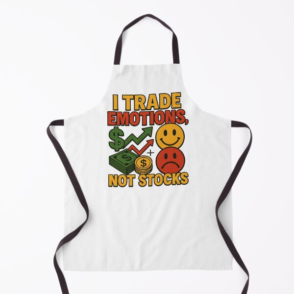 Item preview, I Trade Emotions Not Stocks Funny Trader Quote Psychology designed and sold by Logiamerch.