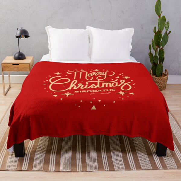 Item preview, Merry Christmas Birdbaths! Victoria Wood quote. designed and sold by DontKnowMuch.