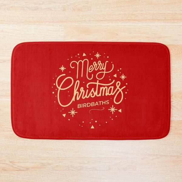 Item preview, Merry Christmas Birdbaths! Victoria Wood quote. designed and sold by DontKnowMuch.