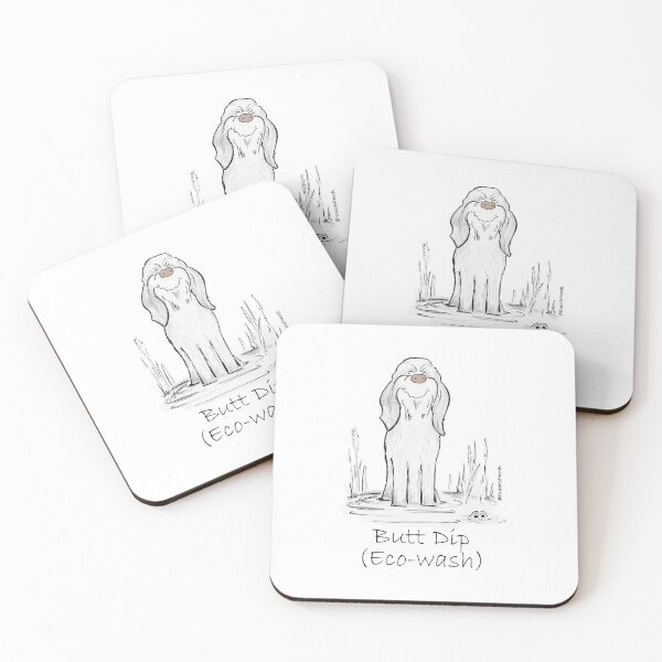 Item preview, Butt Dip (Eco Wash) - Italian Spinone Sit series designed and sold by FoscottsArt.