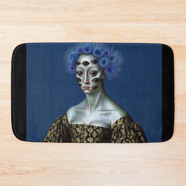 Item preview, Lady deep one a Creepy Lovecraftian citizen of Innsmouth portrait art designed and sold by Vintage Designs +.
