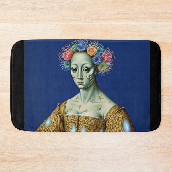 Item preview, Lady deep one a Creepy Lovecraftian citizen of Innsmouth portrait art designed and sold by Vintage Designs +.