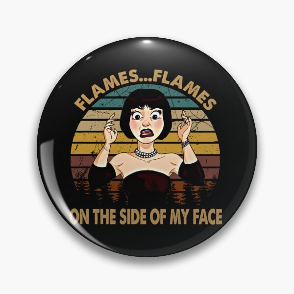 Item preview, Vintage Design Clue Films - Flames...Flames On The Side Of My Face designed and sold by unactracunes.