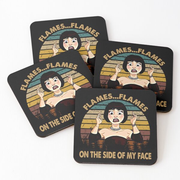 Item preview, Vintage Design Clue Films - Flames...Flames On The Side Of My Face designed and sold by unactracunes.