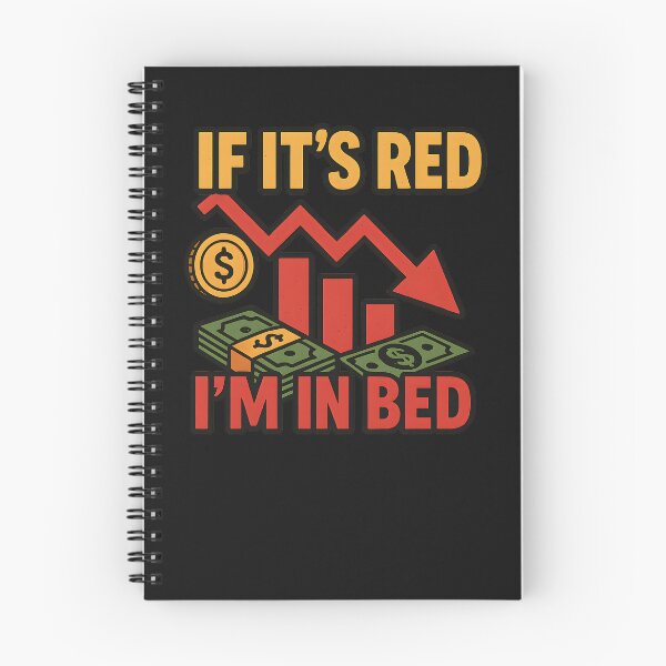 Item preview, Funny Investing Meme If It's Red I'm In Bed Bear Market designed and sold by Logiamerch.