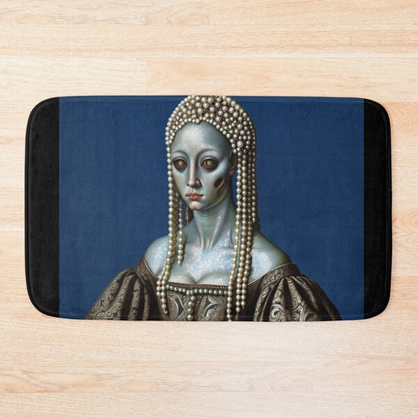 Item preview,  Lady deep one a Creepy Lovecraftian citizen of Innsmouth portrait art designed and sold by Vintage Designs +.