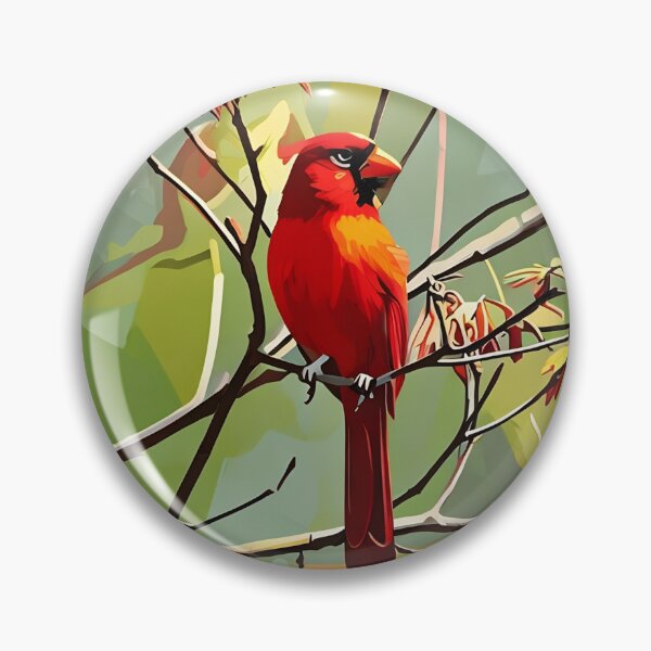 Item preview, Red Cardinal in the Wild designed and sold by tomorrowsart.
