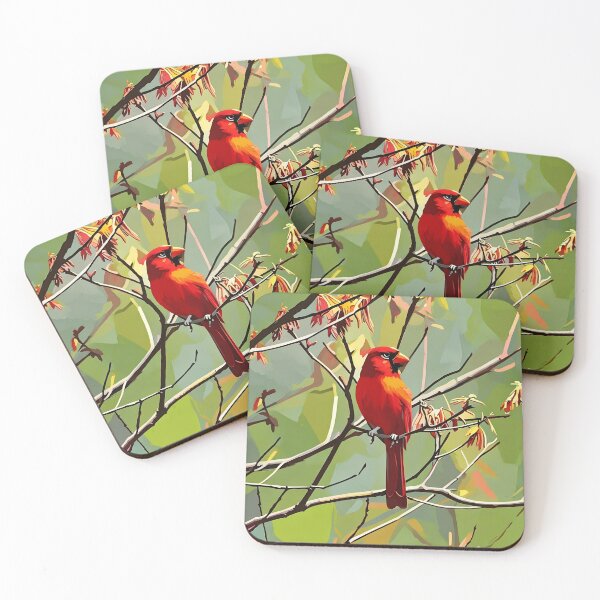 Item preview, Red Cardinal in the Wild designed and sold by tomorrowsart.