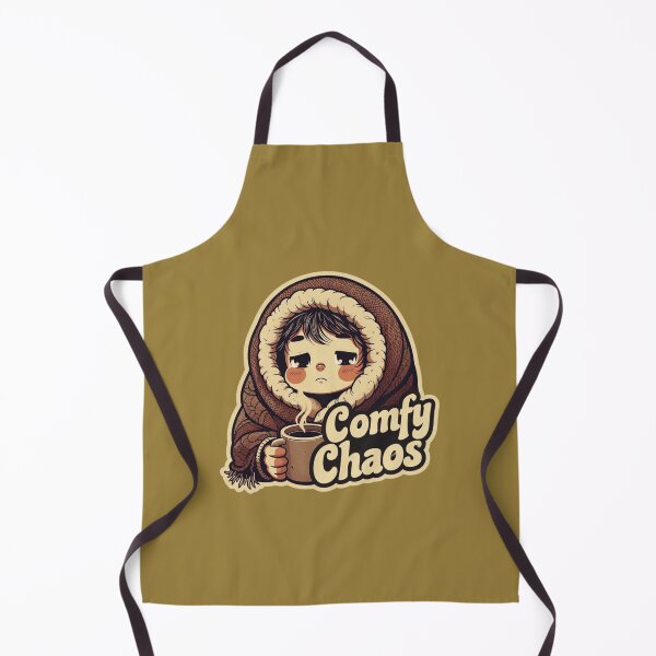 Item preview, Comfy Chaos Cozy Retro Tee designed and sold by EcoArtTees.