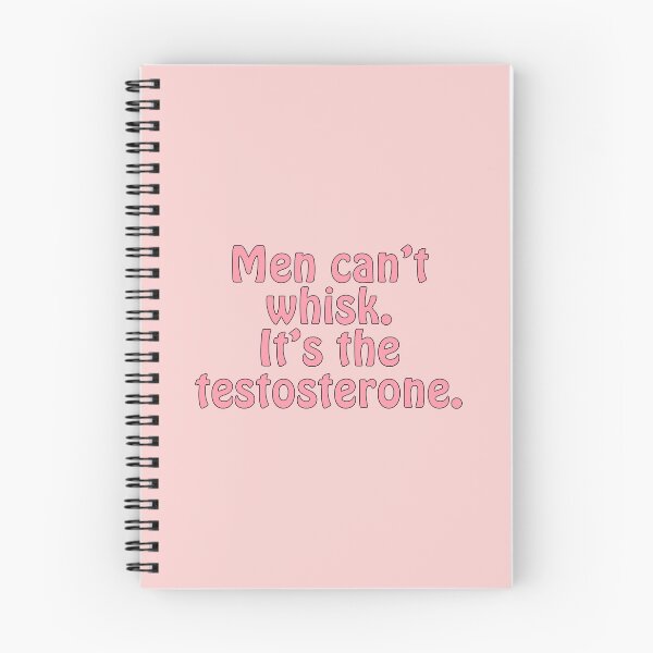 Item preview, Men can't whisk. Victoria Wood quote. designed and sold by DontKnowMuch.