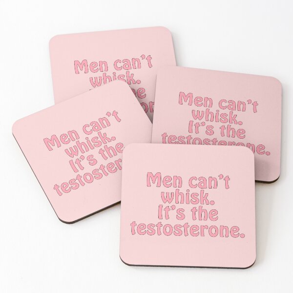 Item preview, Men can't whisk. Victoria Wood quote. designed and sold by DontKnowMuch.