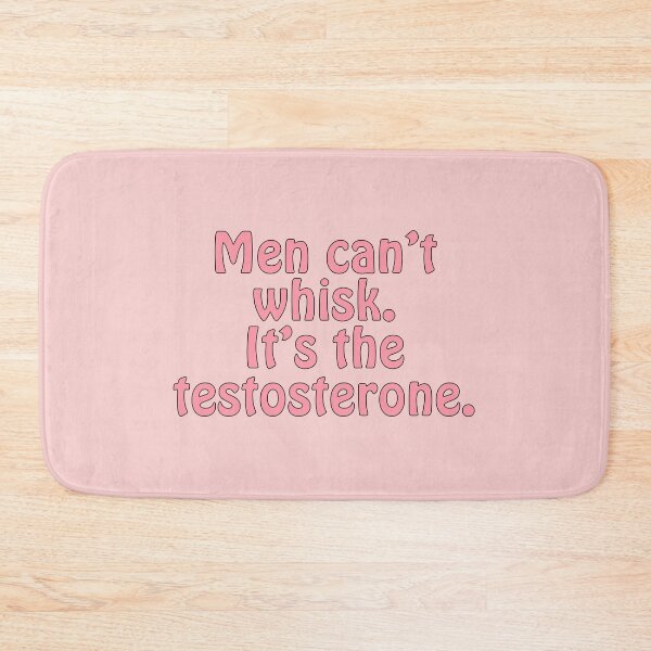Item preview, Men can't whisk. Victoria Wood quote. designed and sold by DontKnowMuch.