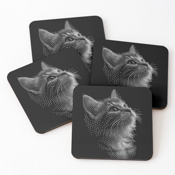 Item preview, Cat Lover Portrait – Stipple Dot Art designed and sold by artomazo.