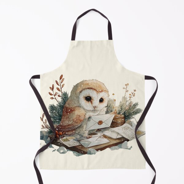 Item preview, Cozy Winter Woodland Animals • Owl Art designed and sold by Eagle Falls Animal Creations.