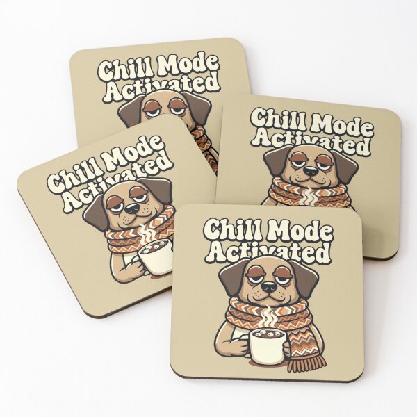 Item preview, Chill Mode Activated Cozy Dog Tee designed and sold by EcoArtTees.
