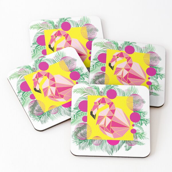 Item preview, Geometric Flamingo Tropical Art designed and sold by S1990S.