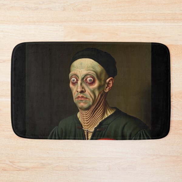 Item preview, Lobster Larry a Creepy Lovecraftian citizen of Innsmouth portrait art designed and sold by Vintage Designs +.