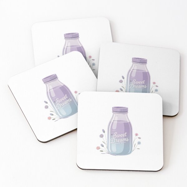 Item preview, Sweet Dreams – Soft and Soothing Pastel Milk Bottle designed and sold by drchzak.