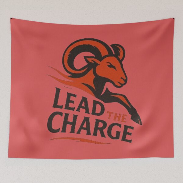 Item preview, Lead the Charge Aries Ram Fiery Bold Power designed and sold by Kony83.