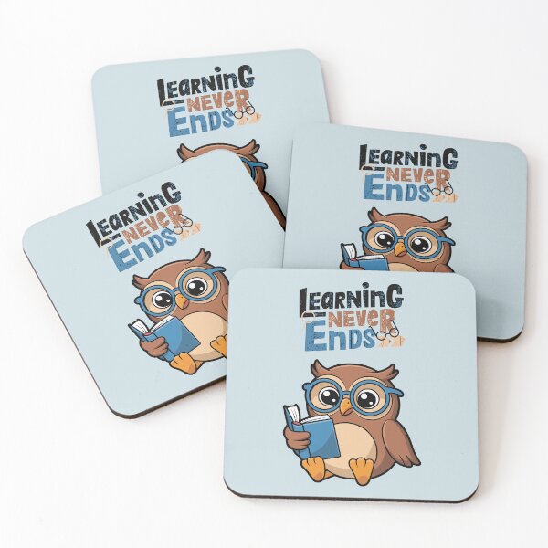 Item preview, Learning Never Ends Owl Wisdom designed and sold by FanFest.