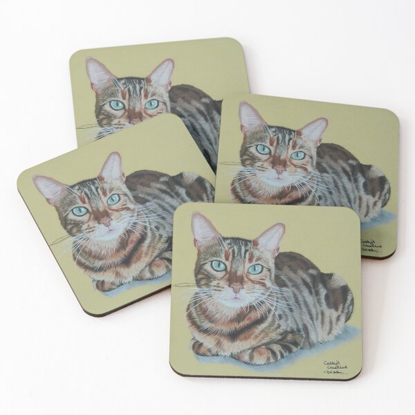 Item preview, Kitty the Bengal cat designed and sold by cathyscreations.