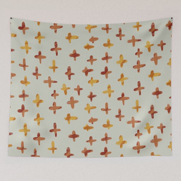 Item preview, Hand Drawn Abstract Plus Symbol Pattern designed and sold by Farissa Designs.